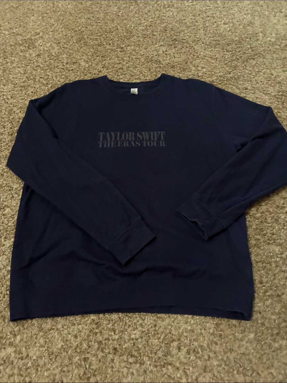 Taylor Swift Navy Eras Tour Crewneck Sweatshirt - Women